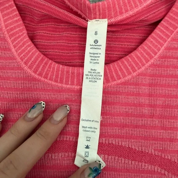 Lululemon  swiftly tech Coral Long Sleeve Top - Picture 10 of 16